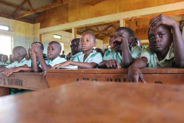 Students at Adonai Child Development Centre in Uganda